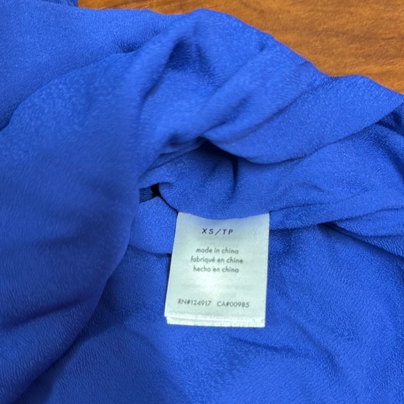 NWT WeWoreWhat Ronnie Dress Royal Blue Bodycon Ruched Form-Fitting Mini Dress XS - Picture 8 of 10